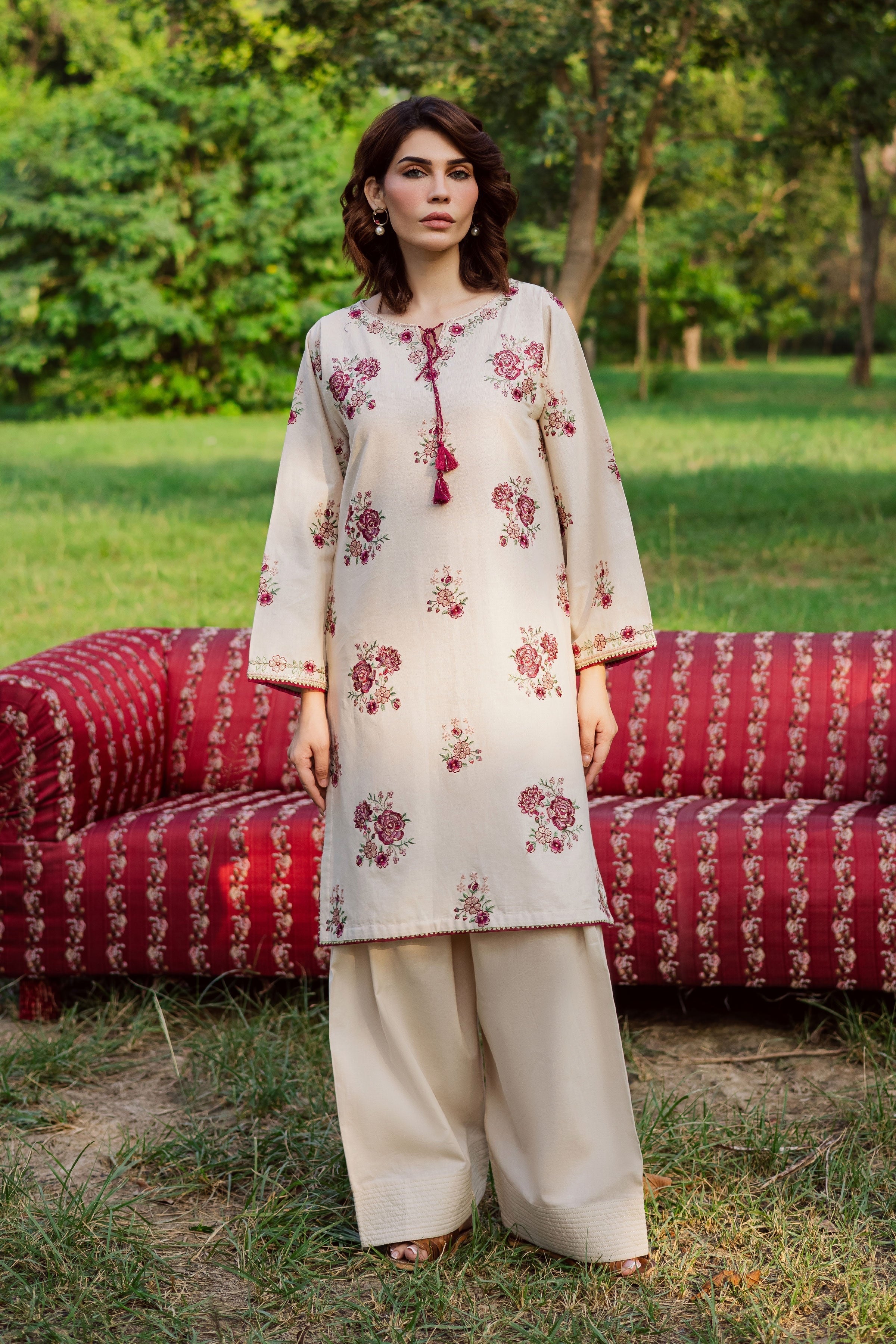 Meer 2Pc Embroidered Dress