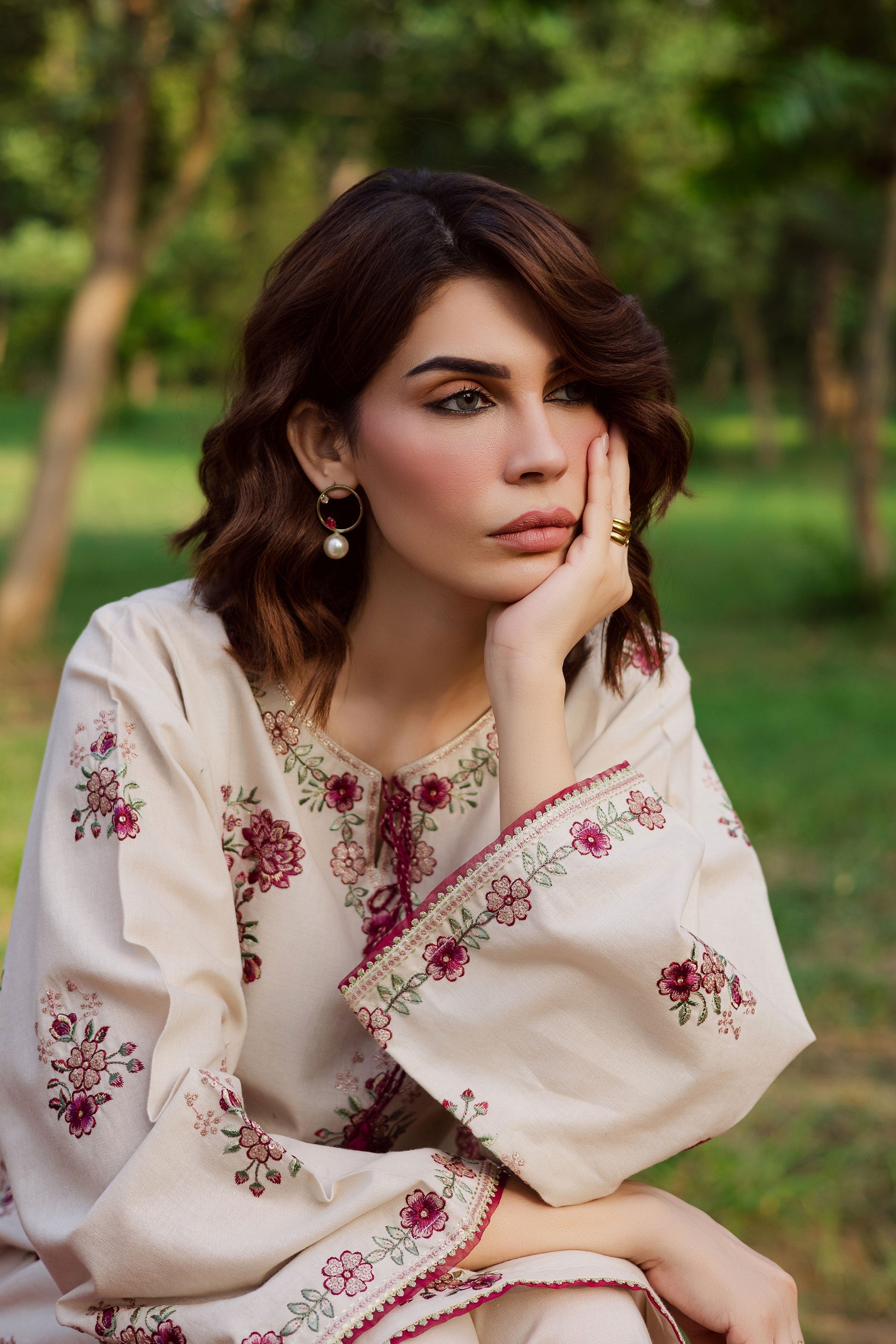 Meer 2Pc Embroidered Dress