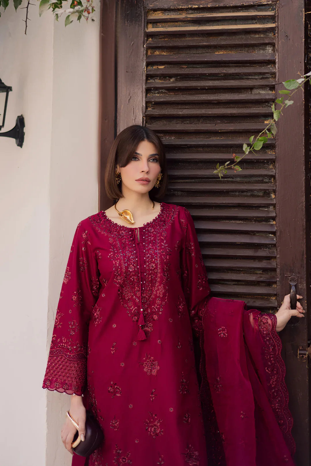 Ecuador 3Pc Embroidered Dress