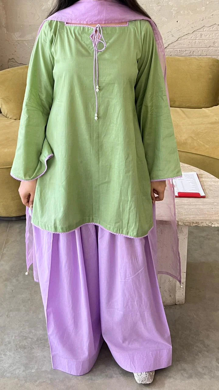 3Pc Matcha Berry Basic Fit Suit