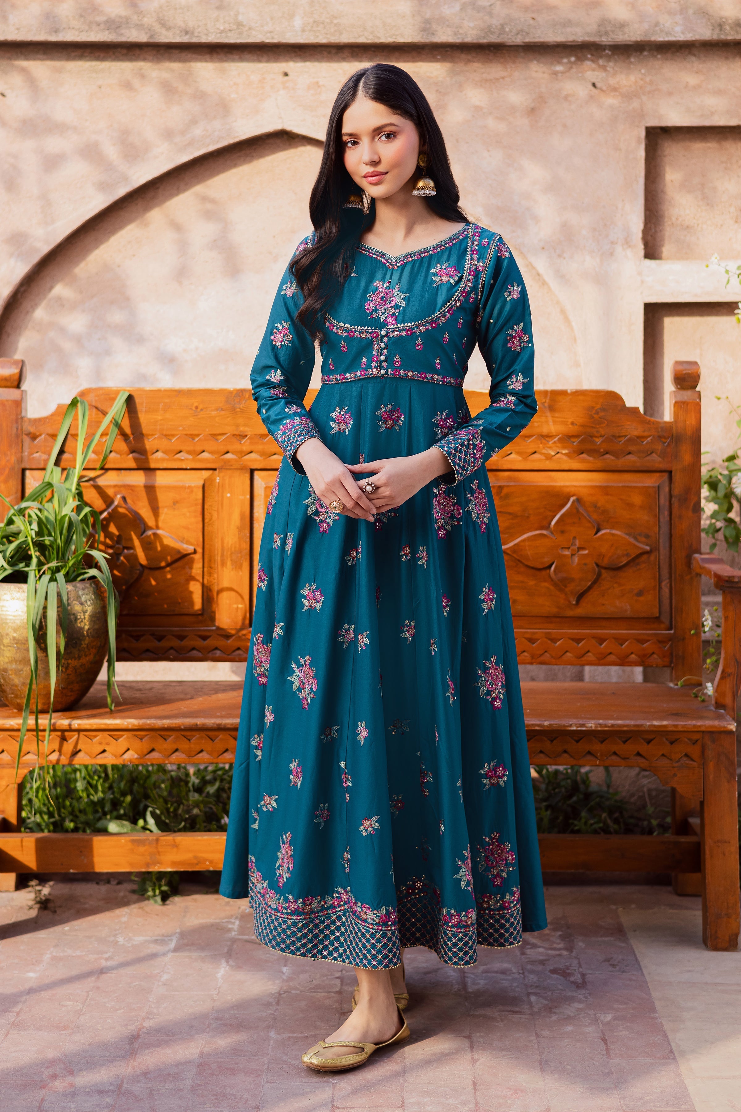 NEW ARRIVAL ORLA 2PC - FESTIVE EMBROIDERED LAWN