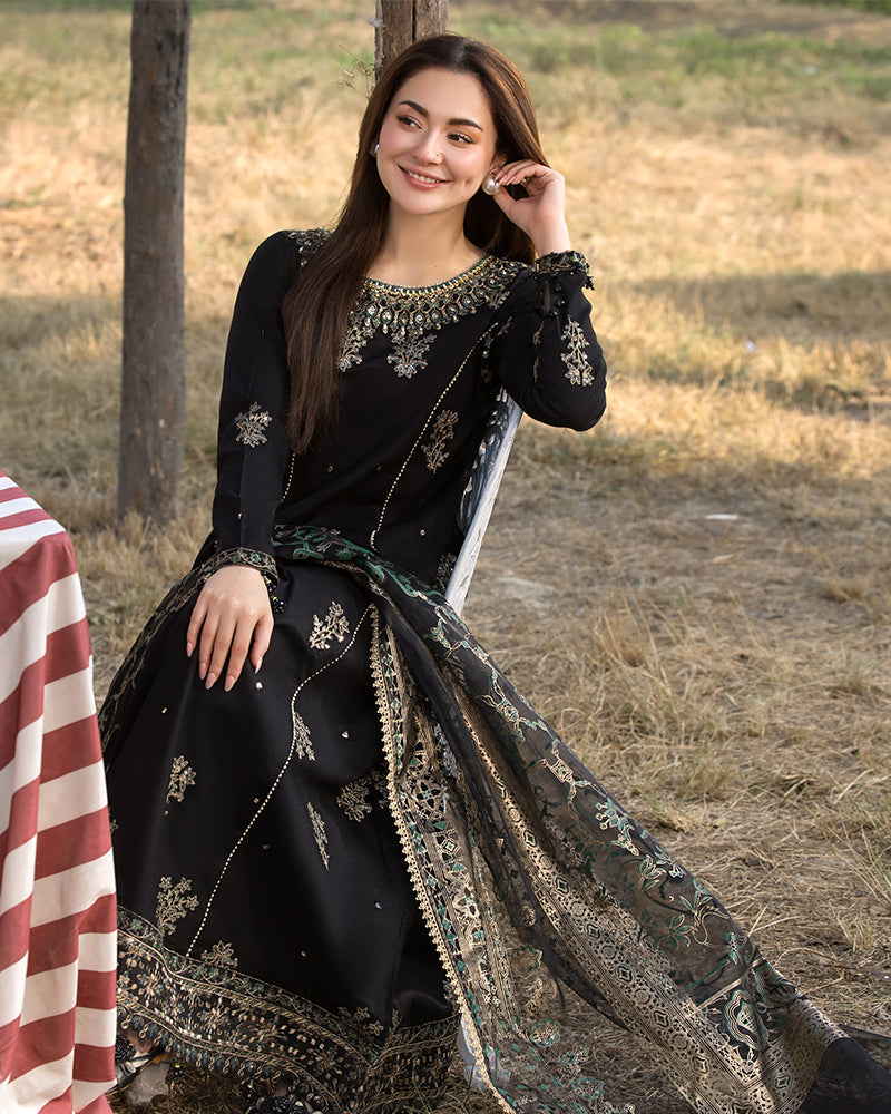 Alaya 3Pc Embroidered Dress