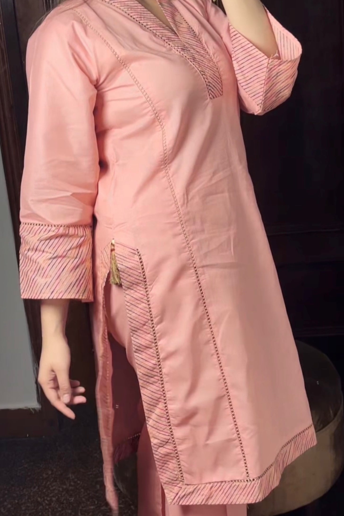 NEW ARRIVAL - HOOR 3PC EMBROIDERED DRESS