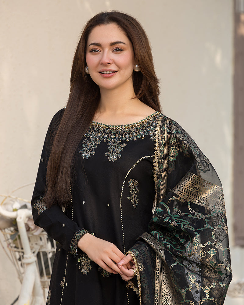 Alaya 3Pc Embroidered Dress