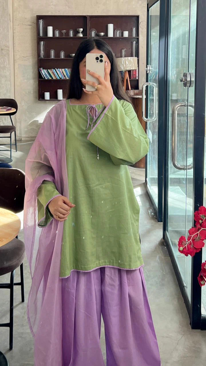 3Pc Matcha Berry Basic Fit Suit