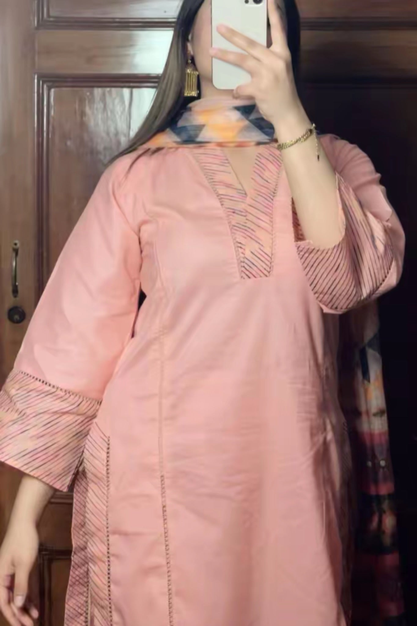 NEW ARRIVAL - HOOR 3PC EMBROIDERED DRESS