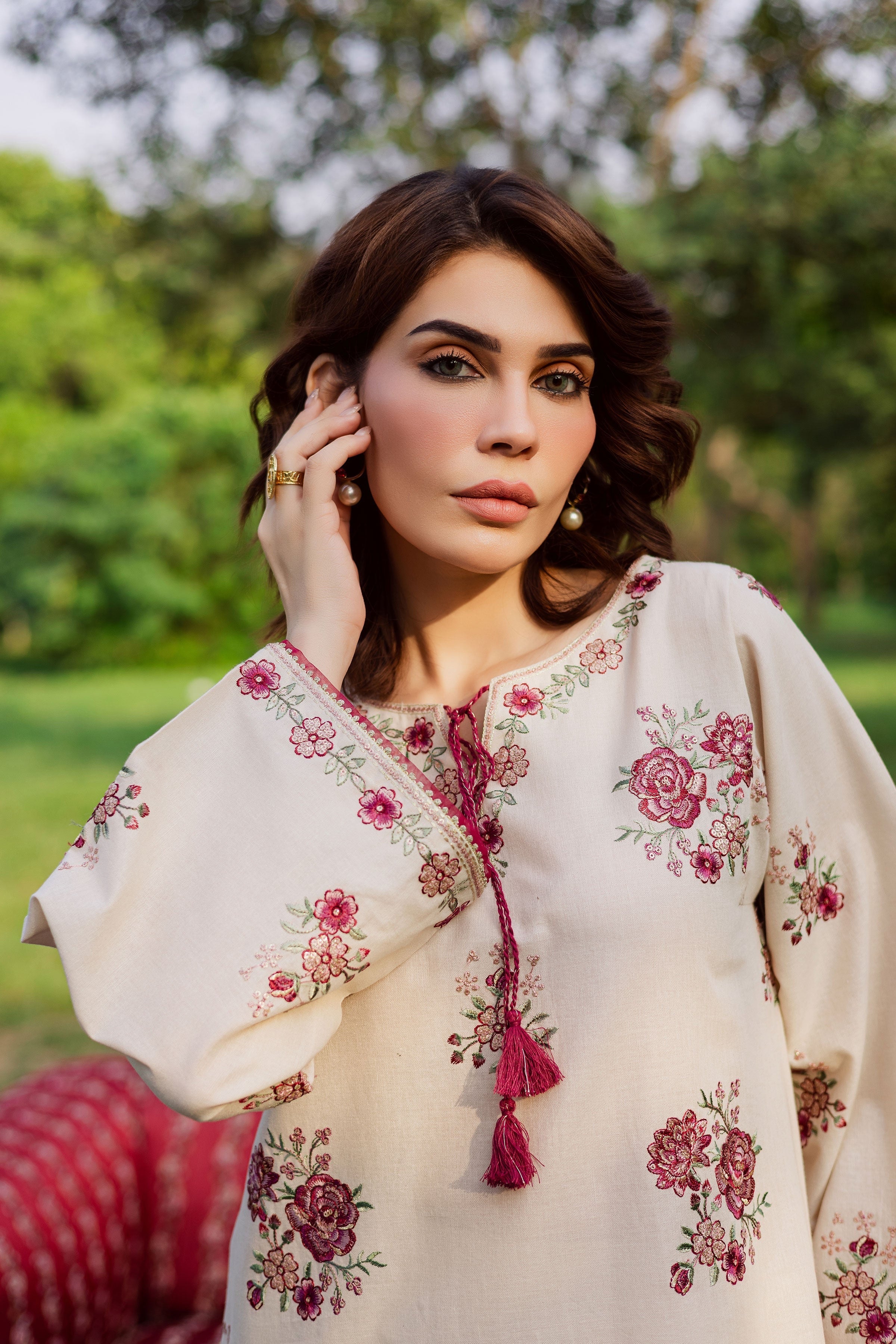 Meer 2Pc Embroidered Dress