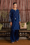 Blue Nairobi 2Pc Embroidered Dress