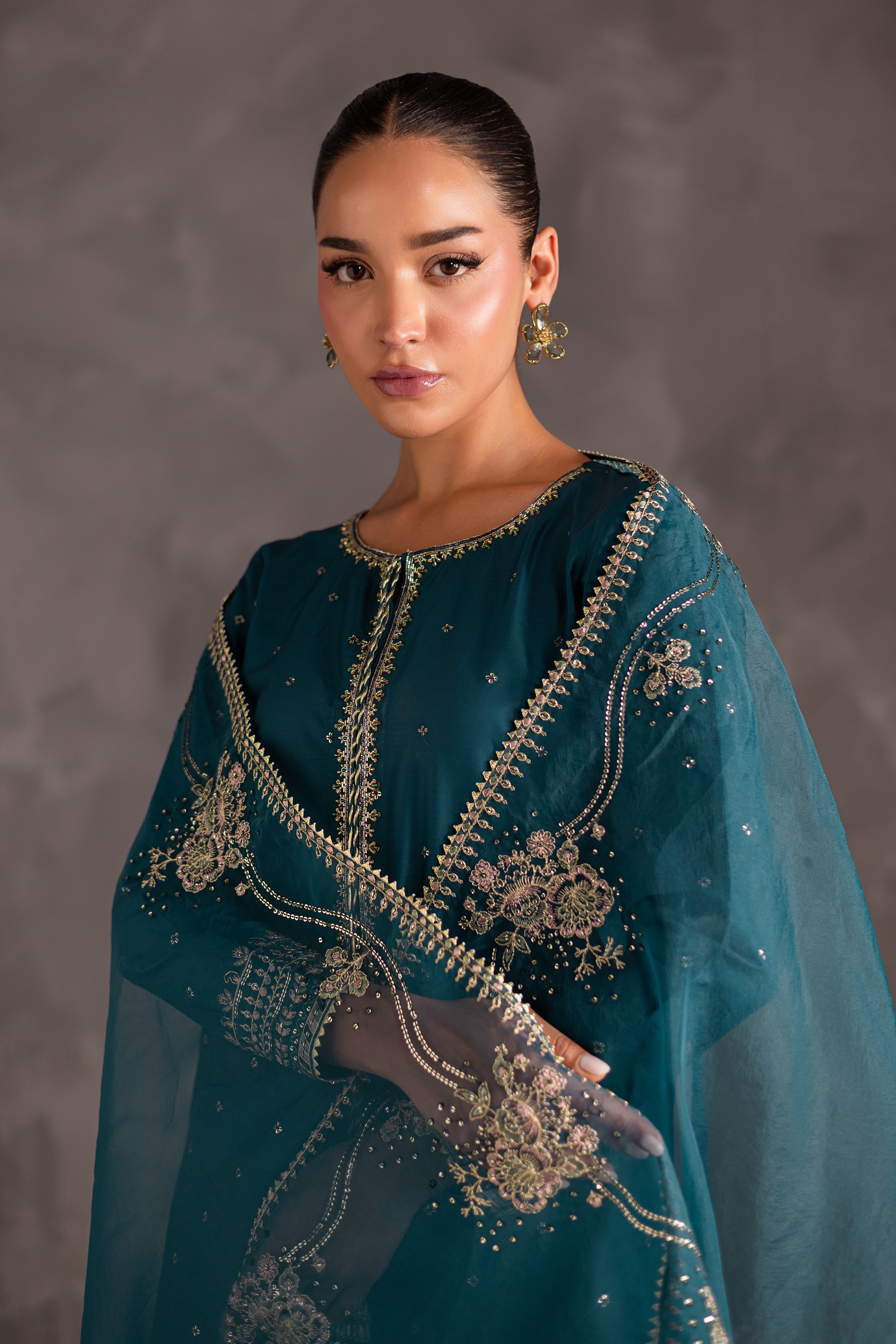 Maand 3Pc Embroidered Dress