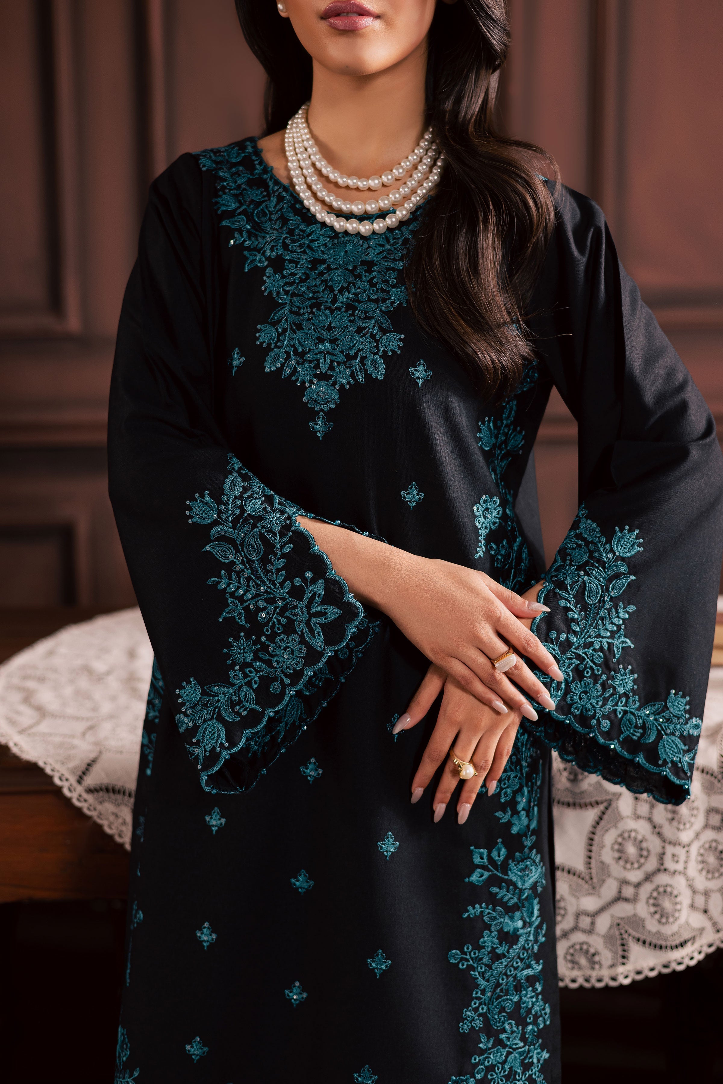 Dreamboat 2Pc Embroidered Dress