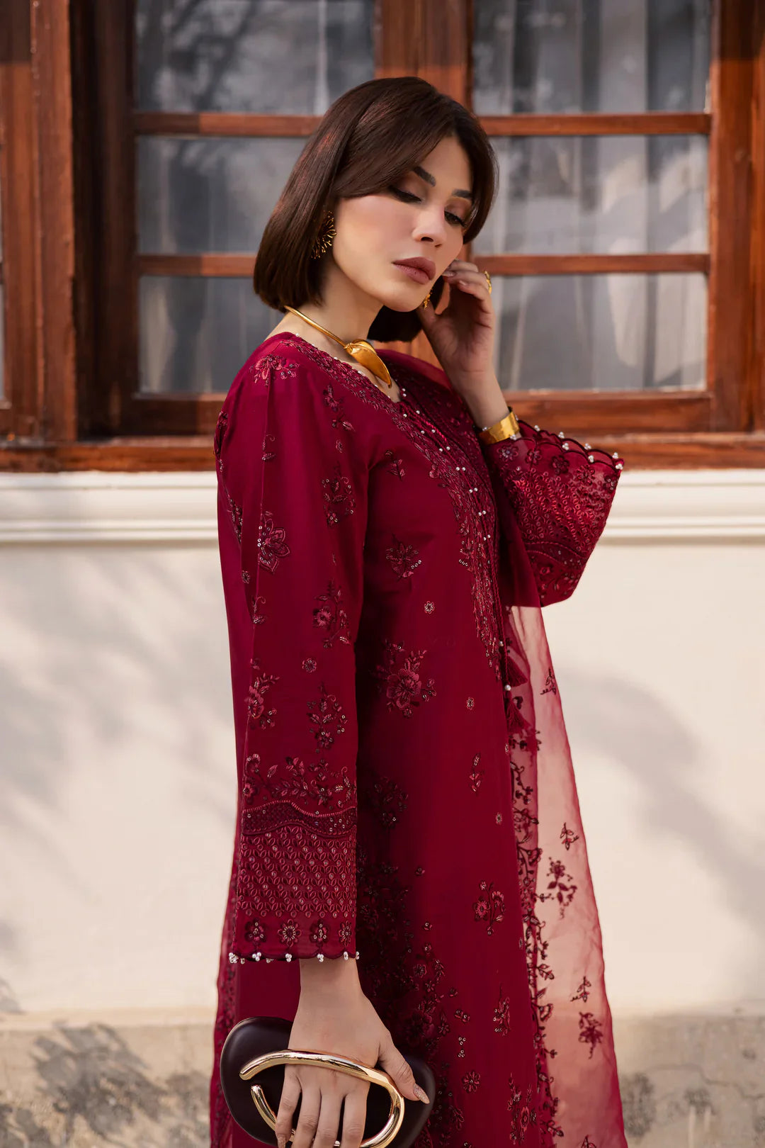 Ecuador 3Pc Embroidered Dress