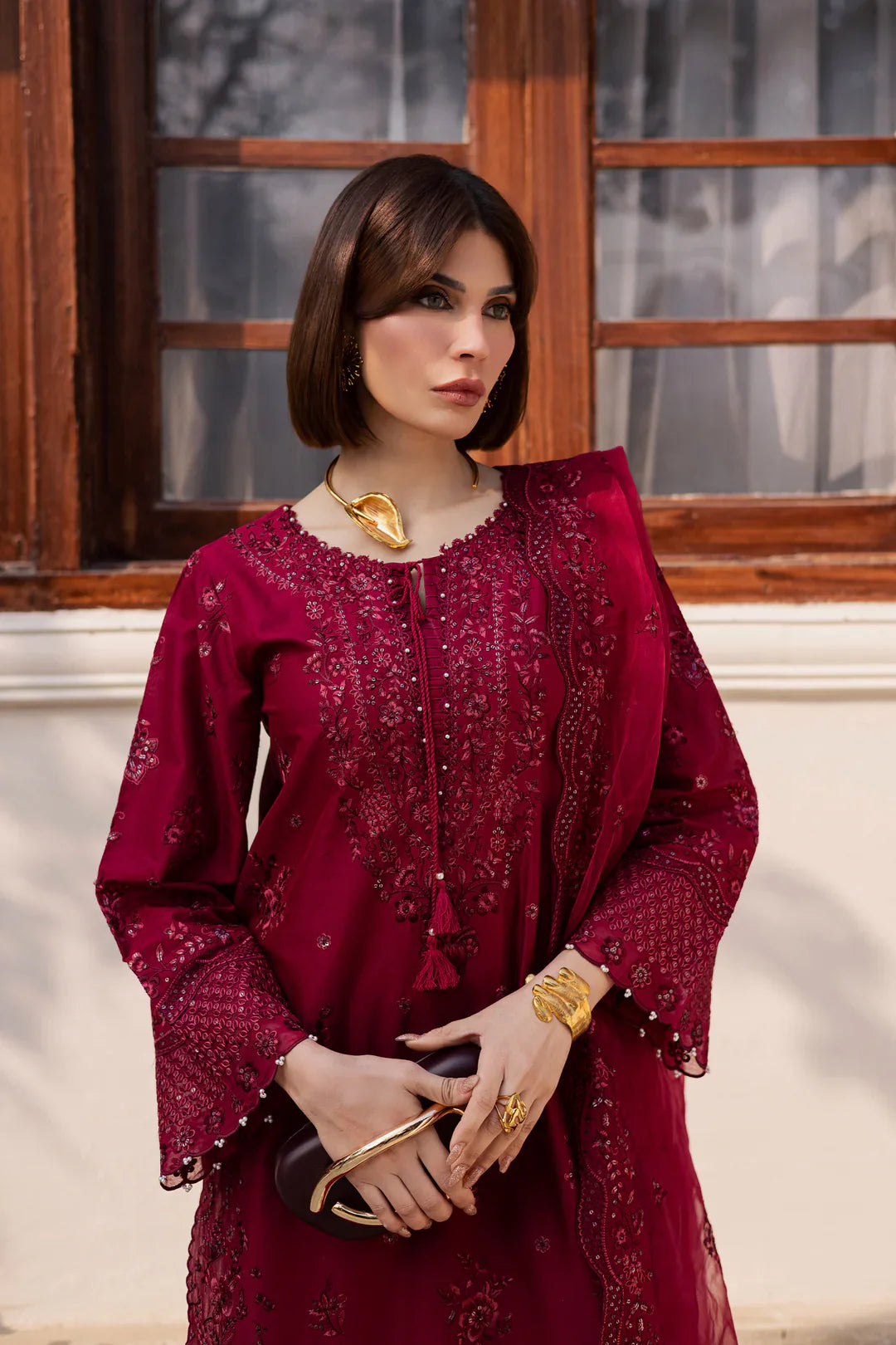 Ecuador 3Pc Embroidered Dress