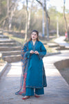 NEW ARRIVAL - NOORE 3PC EMBROIDERED DRESS