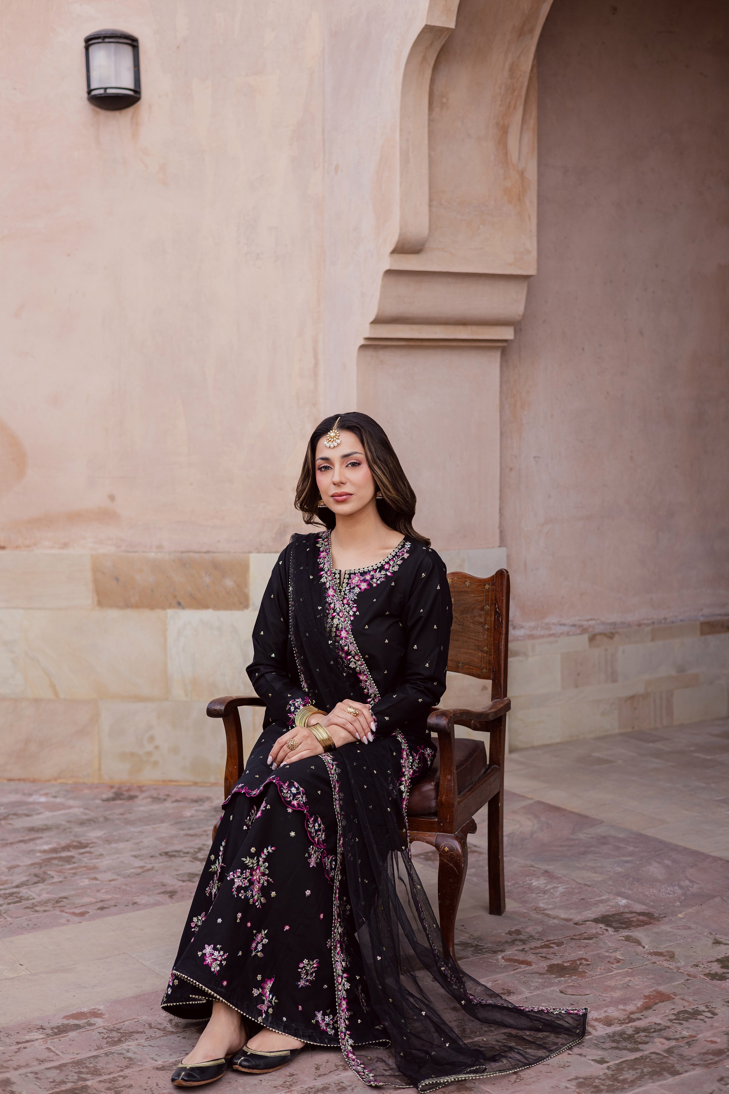 Hozier 3Pc Festive Embroidered Dress