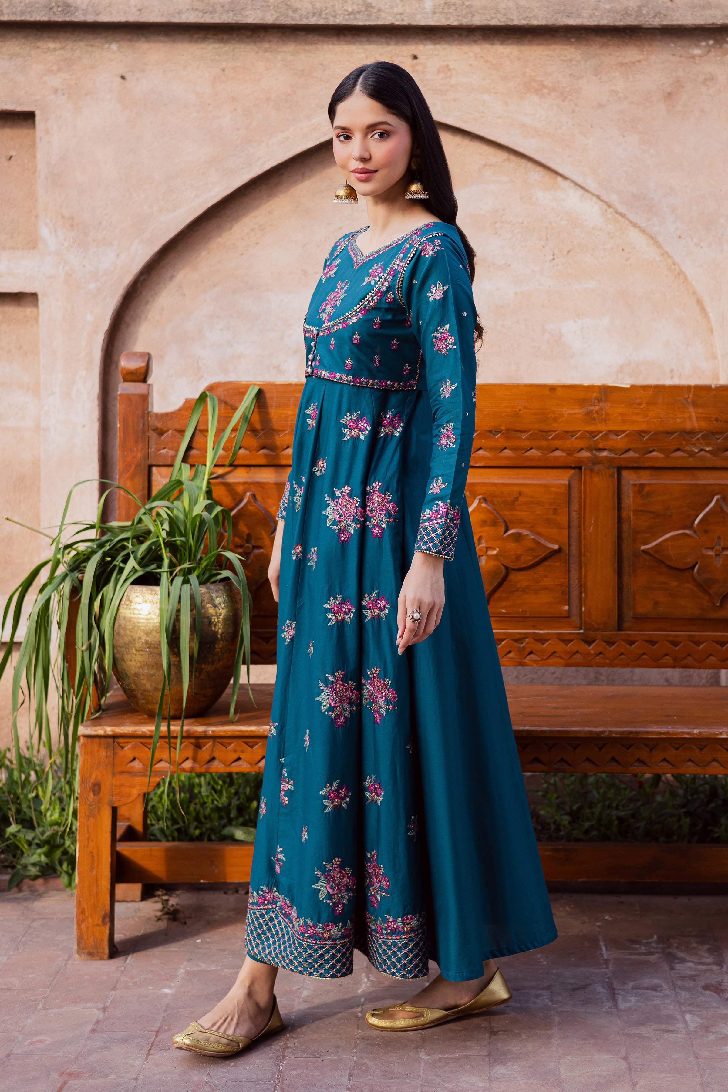 NEW ARRIVAL ORLA 2PC - FESTIVE EMBROIDERED LAWN