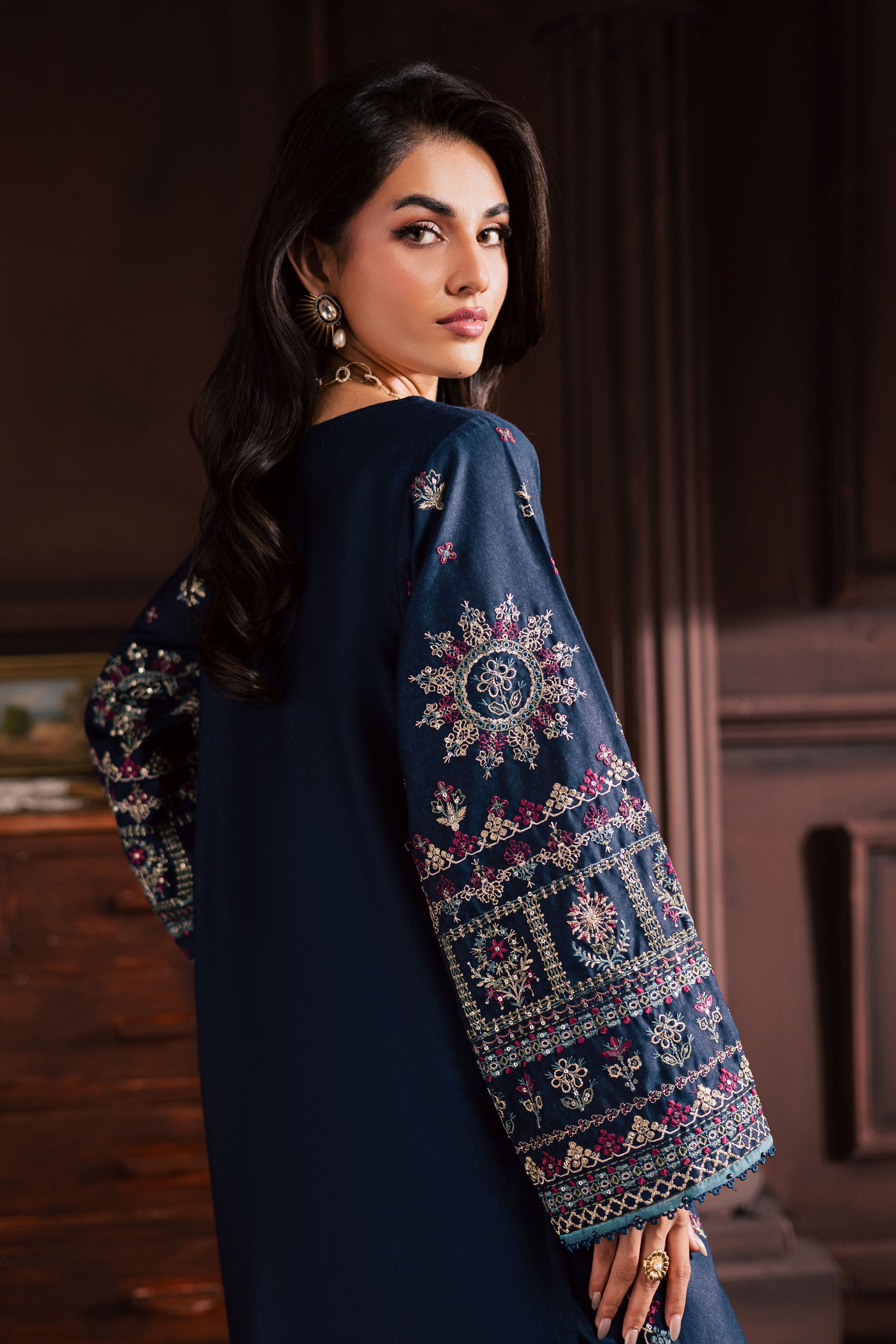 Shajjar 2Pc Embroidered Dress